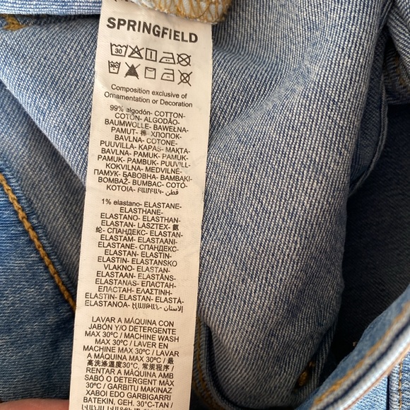 Springfield Slim Cropped Jeans - Picture 9 of 12